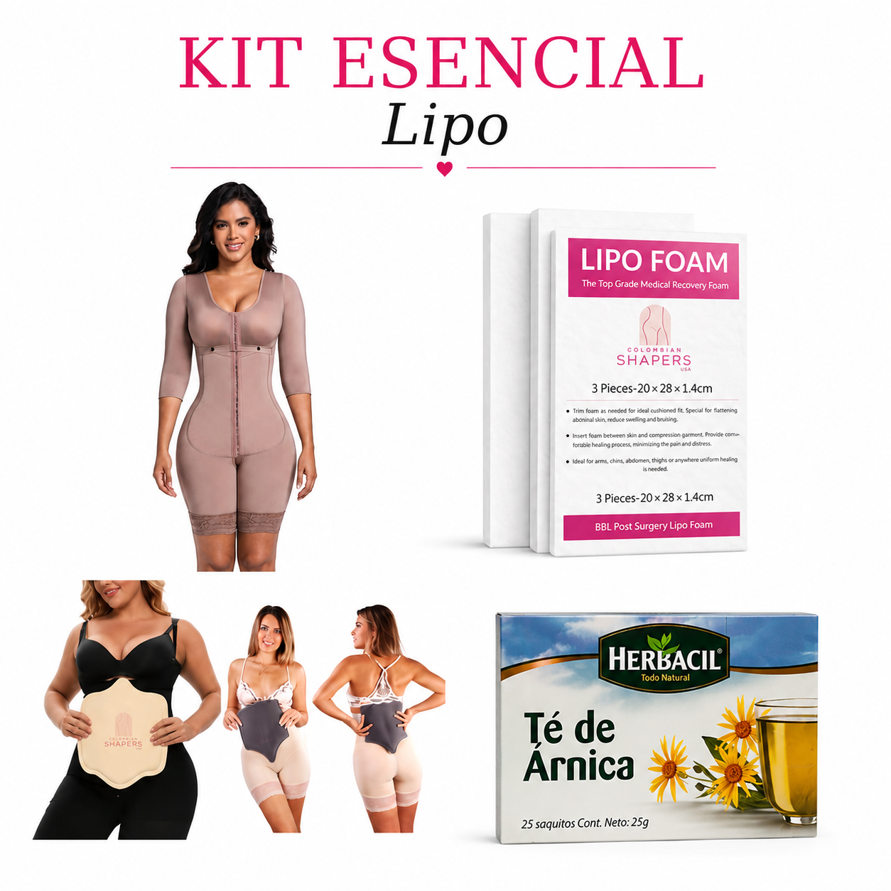 💉 Kit Esencial Lipo | Recovery Kit