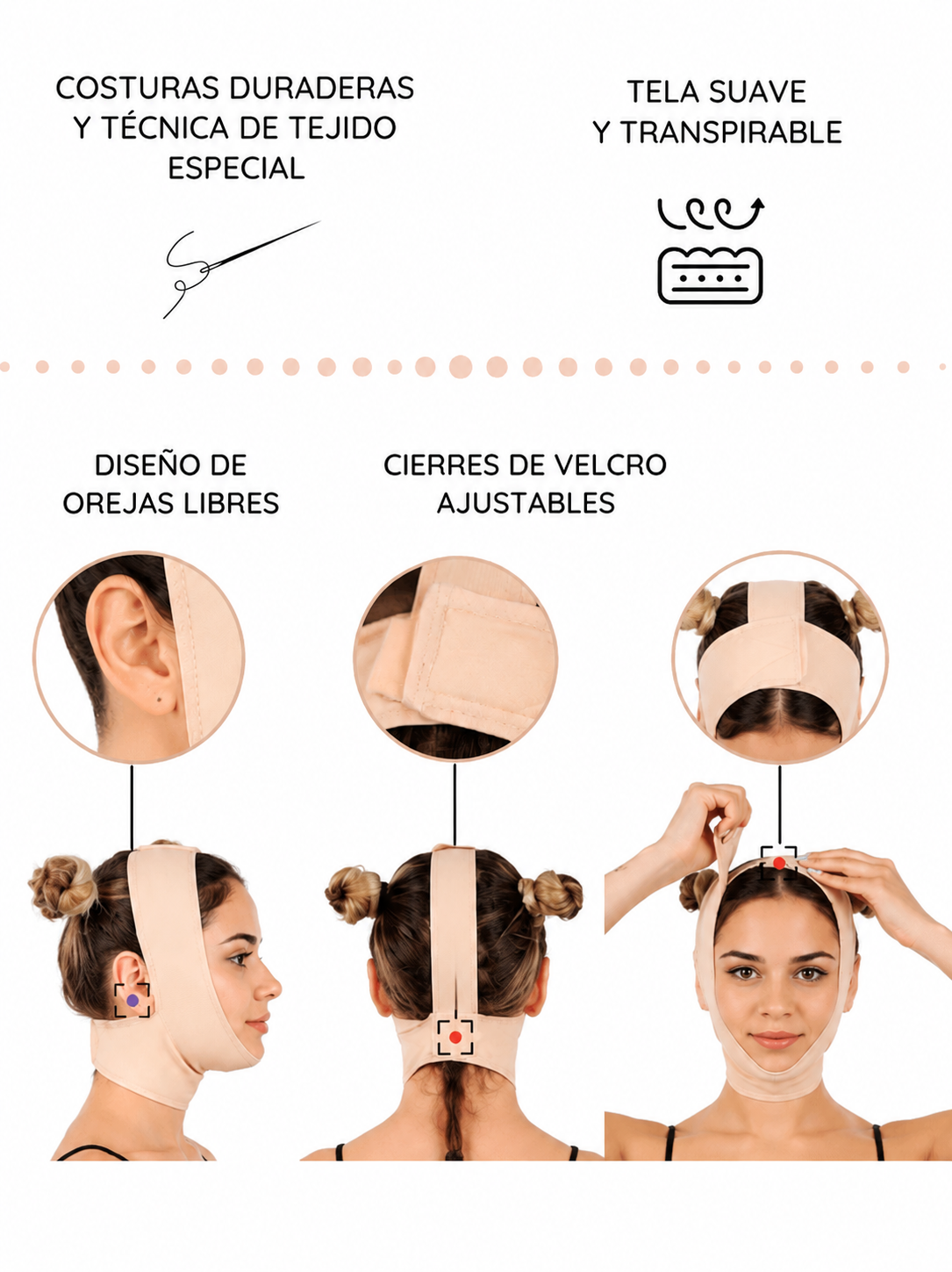 Faja Karla | Faja Facial para Lipopapada, Bichectomia, Mentoplastia y Lifting Facial