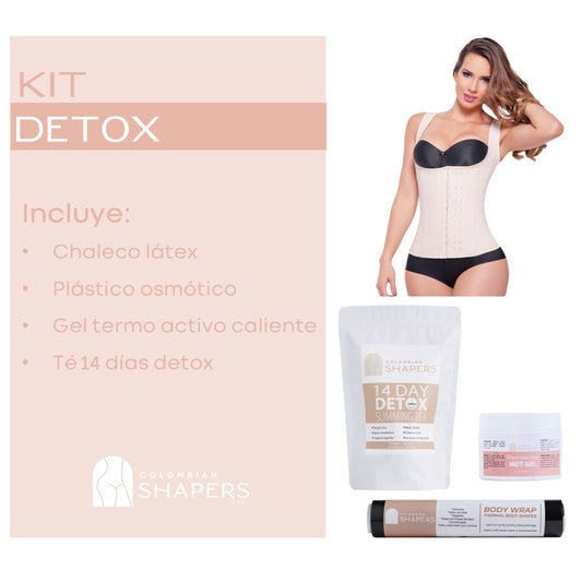 Sofía - Chaleco Látex + Gel + Té 14 day Detox + Plástico Osmótico