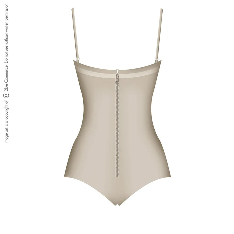 Faja estilo body strapless tirante fino