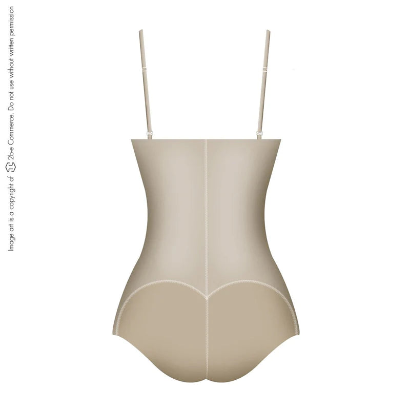 Faja estilo body strapless tirante fino