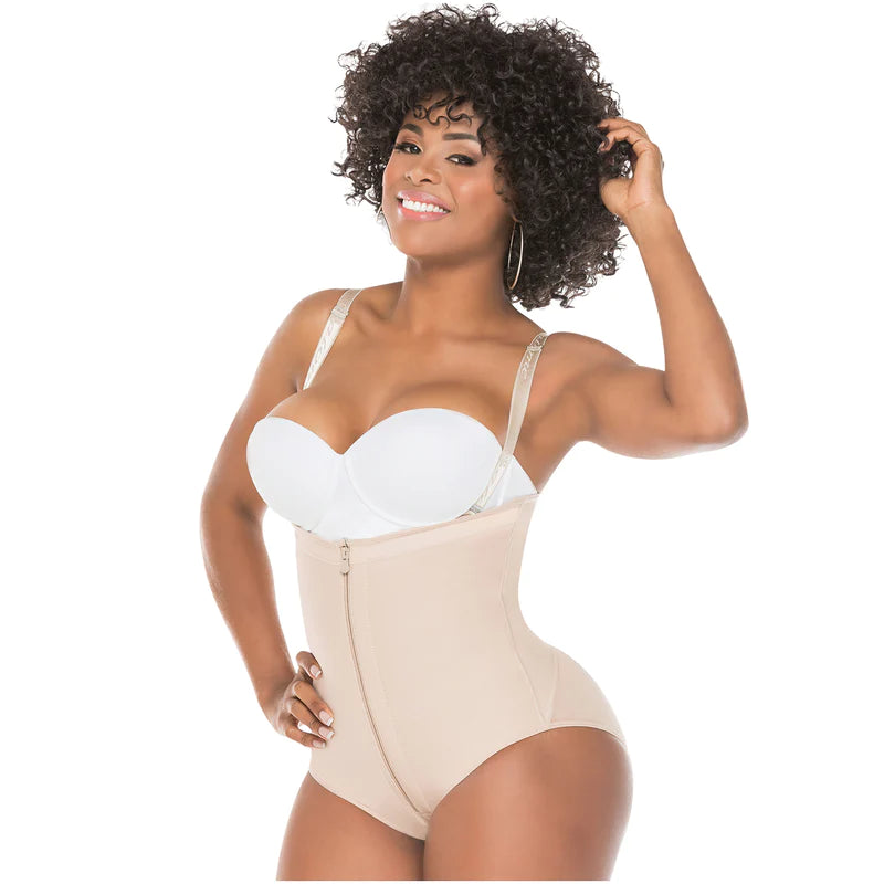 Faja estilo body strapless tirante fino